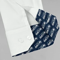 Chemise habillée boutonnée à manches longues Motion Stretch blanche Seattle Seahawks de J. Palmer pour homme