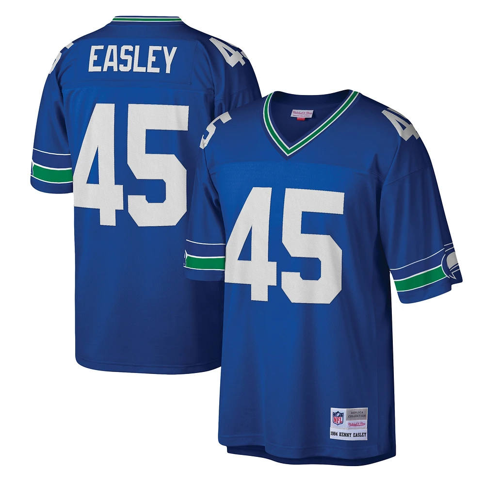 Maillot réplique Mitchell & Ness Kenny Easley Royal Seattle Seahawks Legacy pour hommes