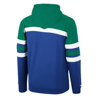 Pull à capuche pour hommes Mitchell & Ness Neon Green/Royal Seattle Seahawks Head Coach