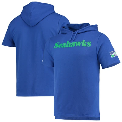 T-shirt à capuche Mitchell & Ness Royal Seattle Seahawks Game Day pour homme