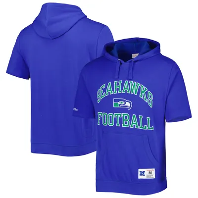 Men's NFL x Staple Navy Seattle Seahawks Split Logo Pullover Hoodie