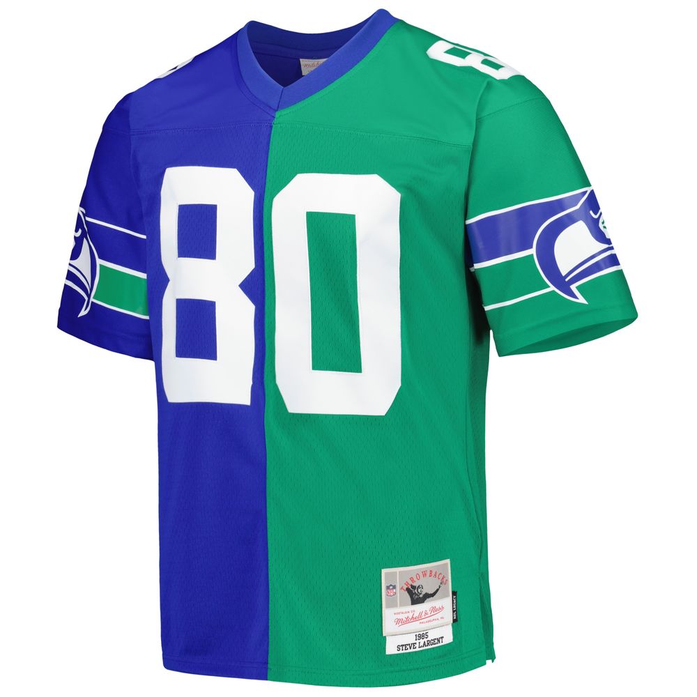 Men's Seattle Seahawks Steve Largent Mitchell & Ness Royal