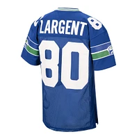 Maillot de joueur retraité authentique Mitchell & Ness Steve Largent Royal Seattle Seahawks 1985 pour hommes