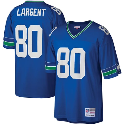 Maillot réplique Mitchell & Ness Steve Largent Royal Seattle Seahawks Legacy pour hommes