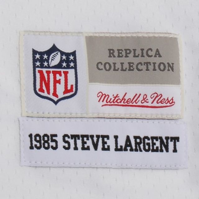 Steve Largent 1985 Seattle Seahawks Mitchell Ness Blue Jersey