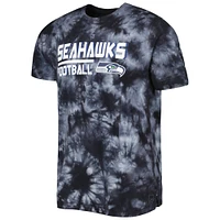 T-shirt MSX by Michael Strahan noir Seattle Seahawks Recovery Tie-Dye pour homme