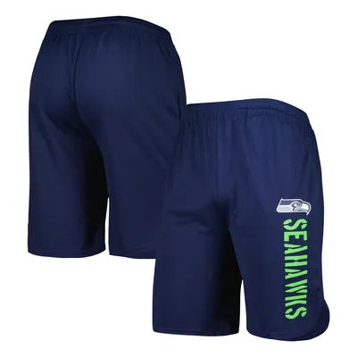 Lids Seattle Seahawks MSX by Michael Strahan Trainer Shorts - Heather Gray