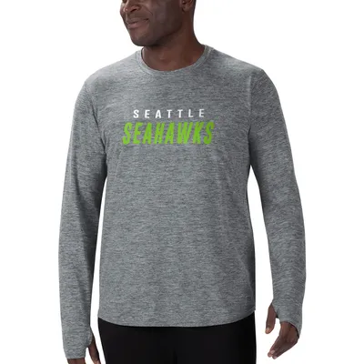 Seattle Seahawks Mens T-Shirt Small Football Tee Gray COOL BASE Crew Neck