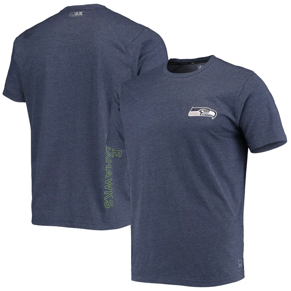 Lids Seattle Seahawks MSX by Michael Strahan Resolution Tie-Dye Raglan T- Shirt - Gray