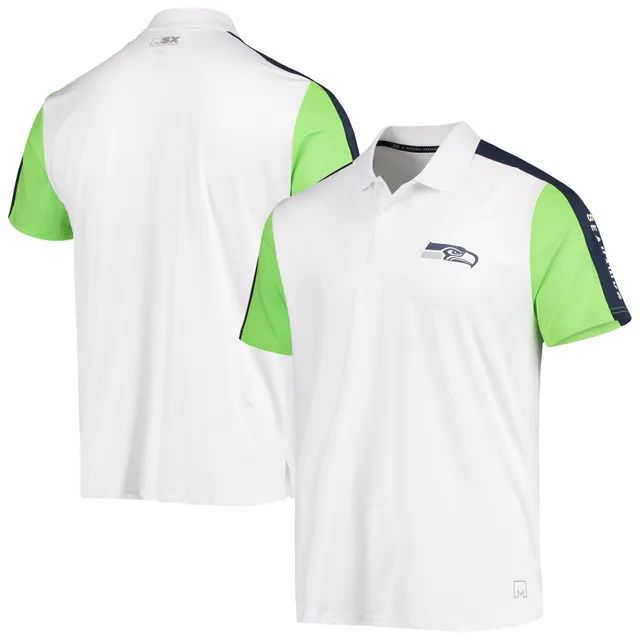 Men's MSX by Michael Strahan Gold/Green Green Bay Packers Challenge Color  Block Performance Polo 