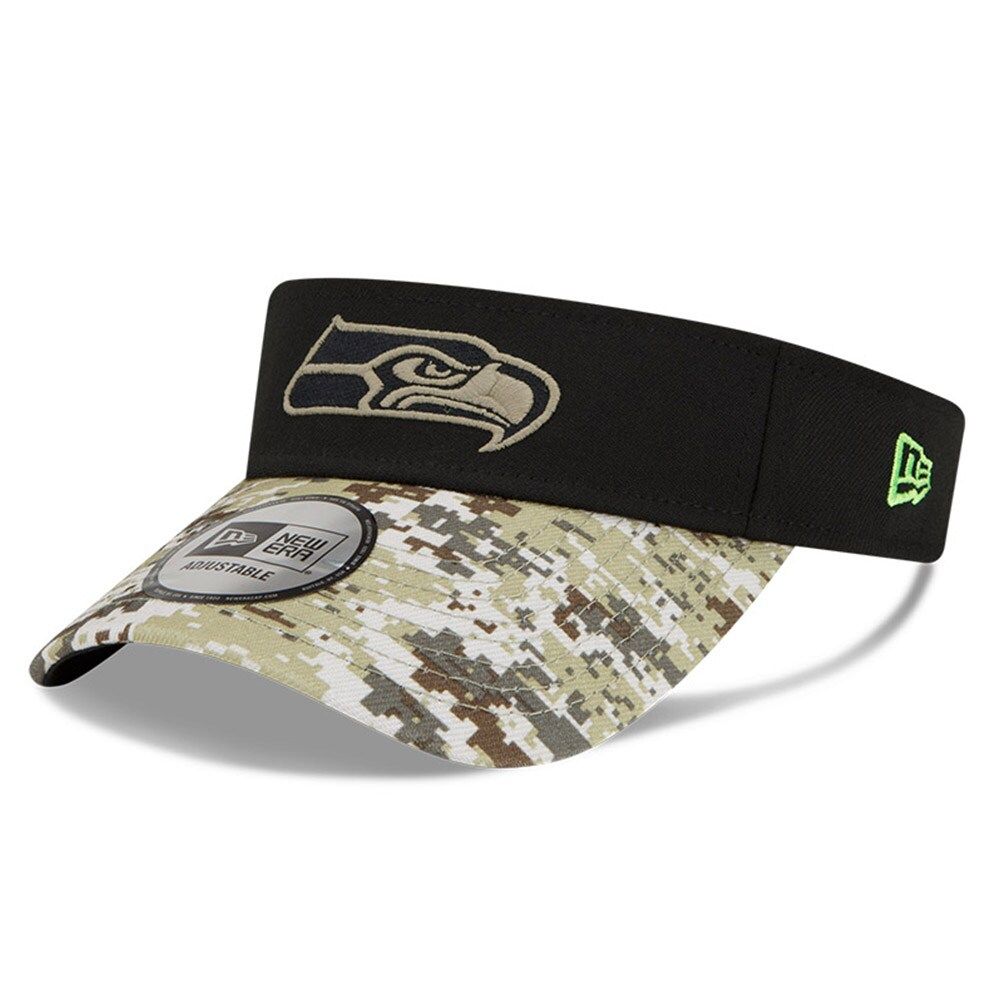  New Era Men's Black/Camo Seattle Seahawks 2021 Salute