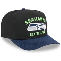 Men's New Era /College Navy Seattle Seahawks 2025 NFL Draft 9FIFTY A-Frame Snapback Hat