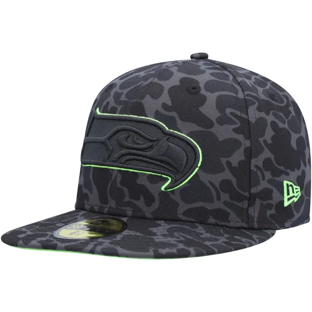 Men's Seattle Seahawks New Era Graphite Storm 59FIFTY Fitted Hat