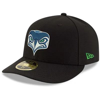 New Era NFL Seattle Seahawks On-Field 59FIFTY Fitted Flat Cap Hat Sz 7 3/8