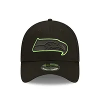 Men's New Era Gray Seattle Seahawks Team Neo 39THIRTY Flex Hat