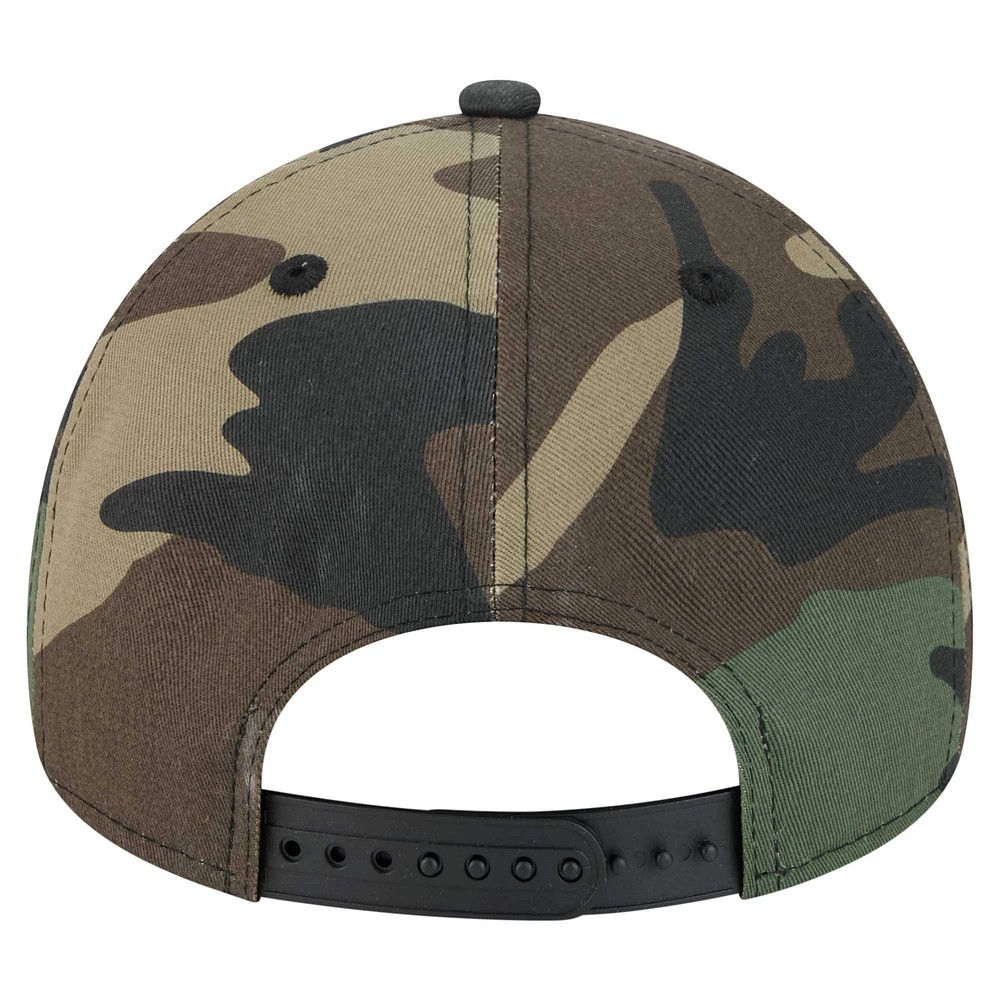 Casquette ajustable New Era Camo Seattle Seahawks Mystic Camo A-Frame 9FORTY pour homme