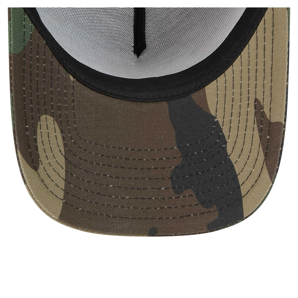 Casquette ajustable New Era Camo Seattle Seahawks Mystic Camo A-Frame 9FORTY pour homme