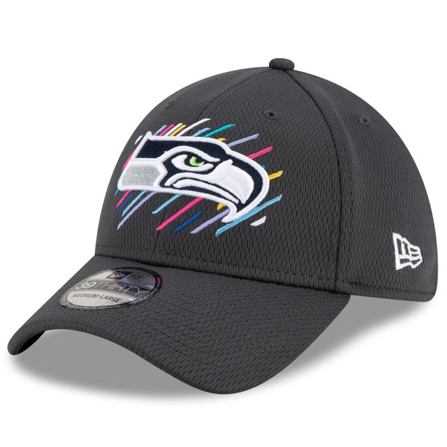 Casquette New Era Charcoal Seattle Seahawks 2021 NFL Crucial Catch pour homme - 39THIRTY Flex