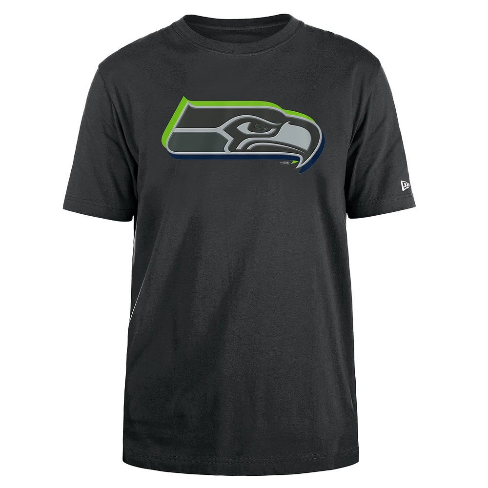 T-shirt New Era anthracite Seattle Seahawks 2024 NFL Draft pour homme