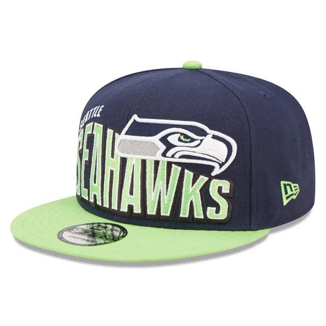 Men's Seattle Seahawks New Era Black B-Dub 9FIFTY Adjustable Hat