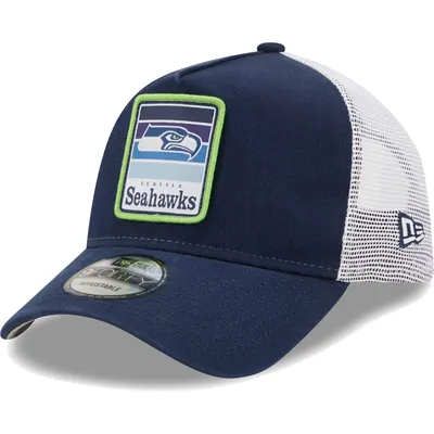 Men's Seattle Seahawks New Era Black Illumination Golfer Snapback Trucker  Hat