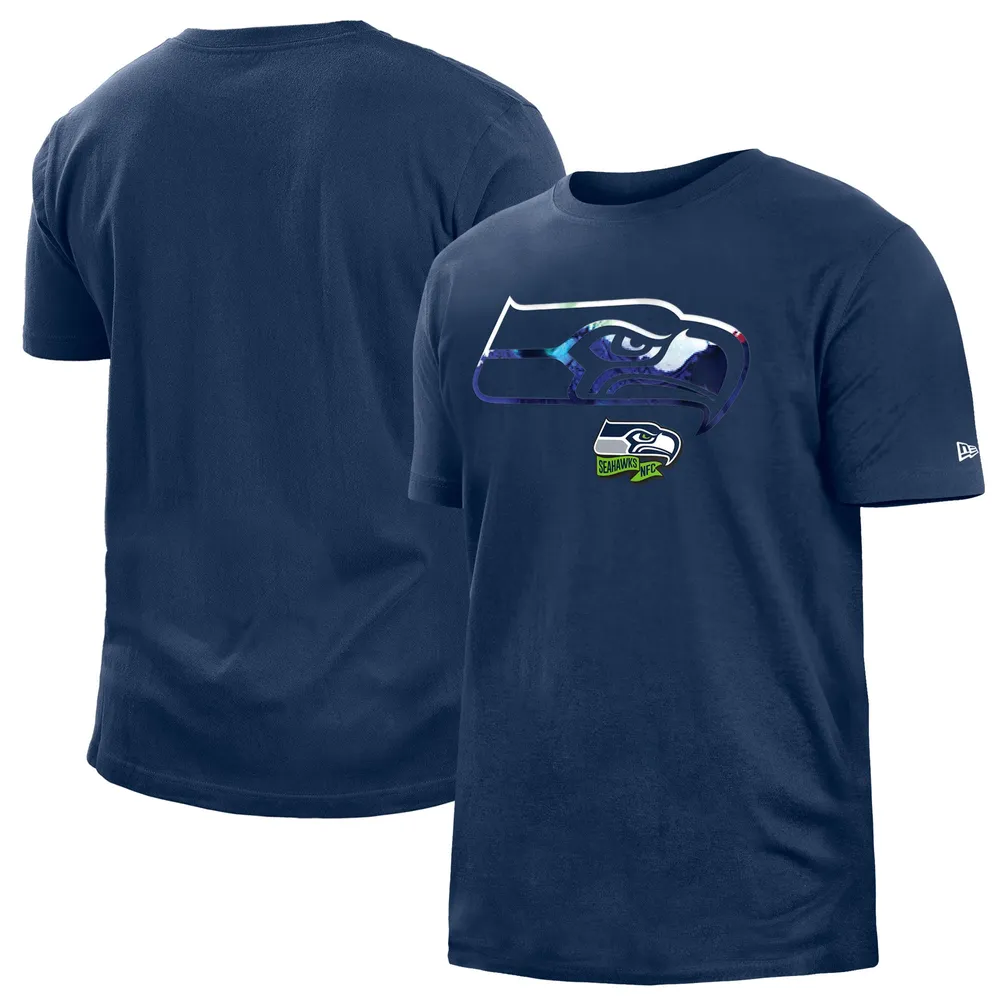 Lids Seattle Seahawks New Era 2022 Sideline Ink Dye T-Shirt - College Navy