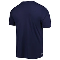 Men's New Era College Navy Seattle Seahawks Combine Authentic Training Huddle Up T-Shirt