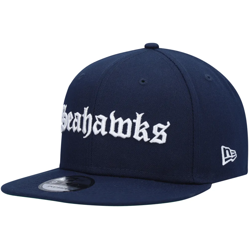 Men's New Era College Navy Seattle Seahawks Grade Trucker 9FIFTY Snapback  Hat