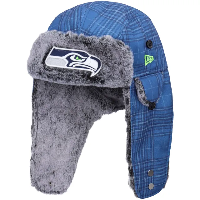 Seattle Seahawks New Era Preschool Logo Marl Cuffed Knit Hat with Pom -  College Navy