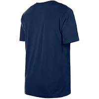 T-shirt à logo de l'équipe Seattle Seahawks New Era College Navy pour homme