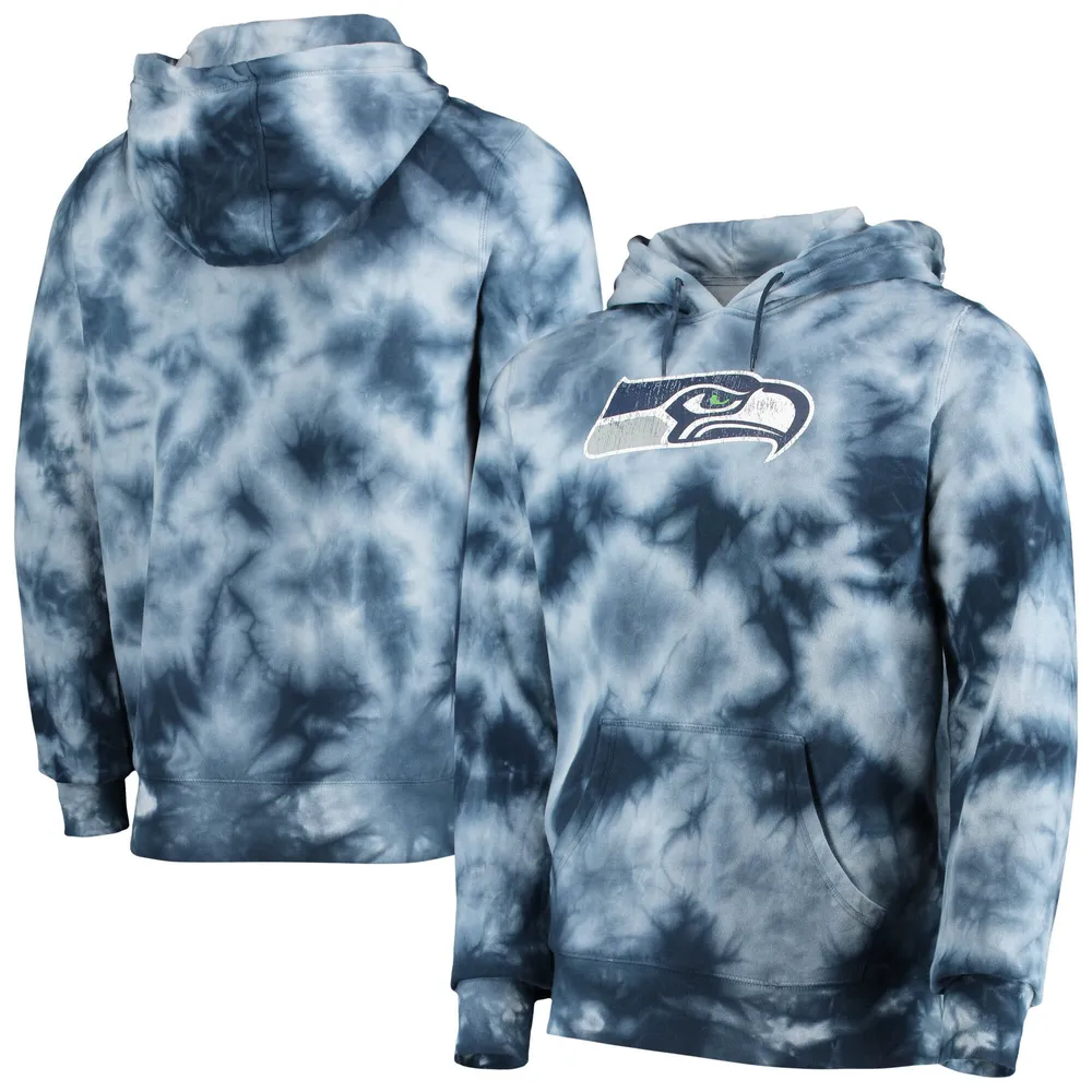 Lids Seattle Seahawks Youth Team Tie-Dye Pullover Hoodie - College Navy