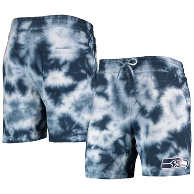 Seattle Seahawks New Era Tie-Dye Shorts - College Navy