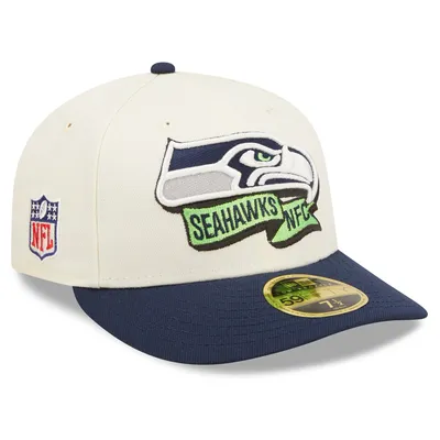 Seattle Seahawks New Era Arch 59FIFTY Fitted Hat - College Navy