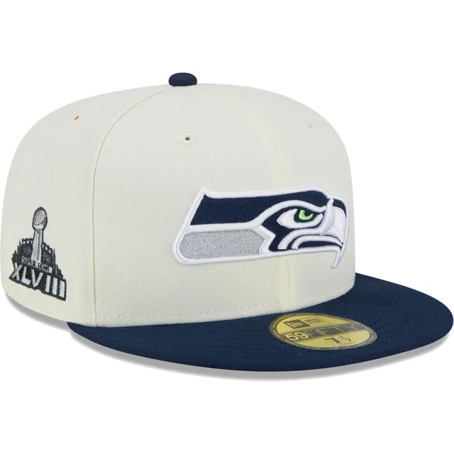 Seattle Seahawks New Era B-Dub 59FIFTY Fitted Hat - Black