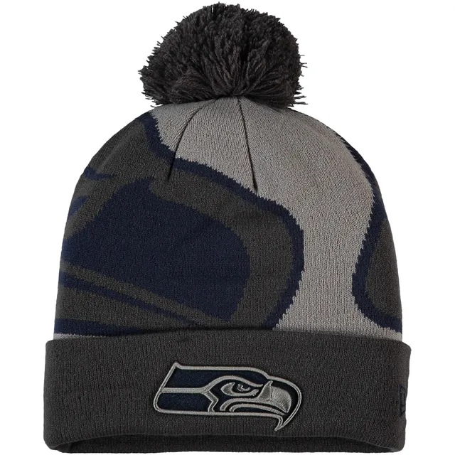 Men's Fanatics Branded Charcoal Seattle Seahawks Dark Shadow Cuffed Knit Hat