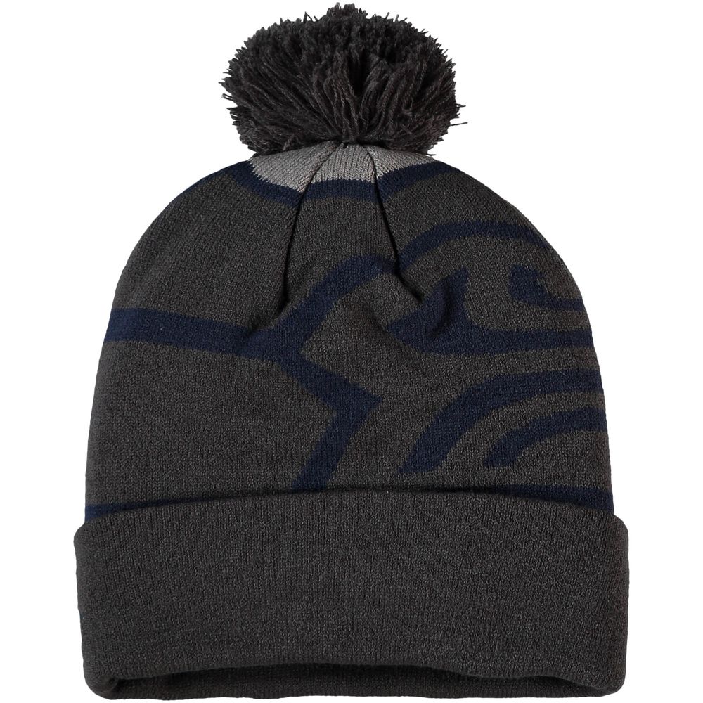 Men's New Era Graphite Seattle Seahawks Logo Whiz Redux Cuffed Knit Hat