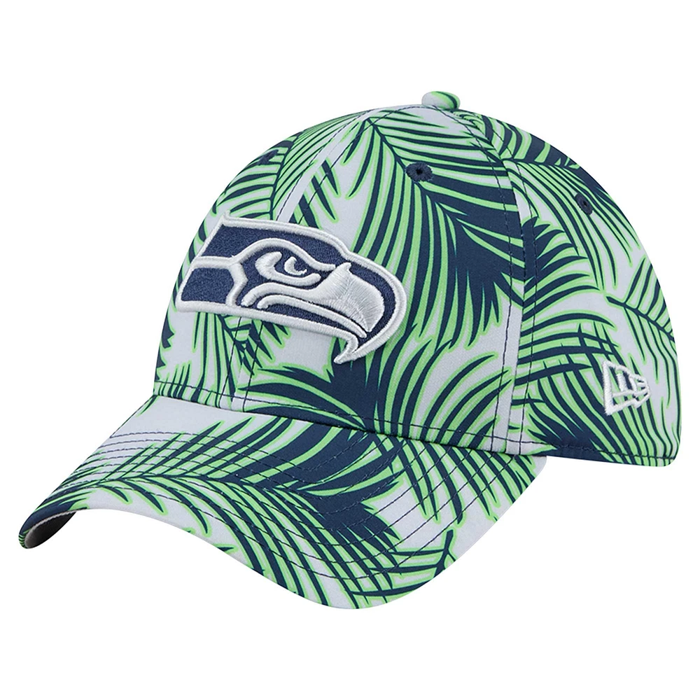 Casquette 39THIRTY Flex Palms des Seattle Seahawks de New Era pour homme, gris