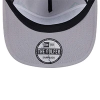 Men's New Era Gray Seattle Seahawks Throwback Corded Golfer Snapback Hat