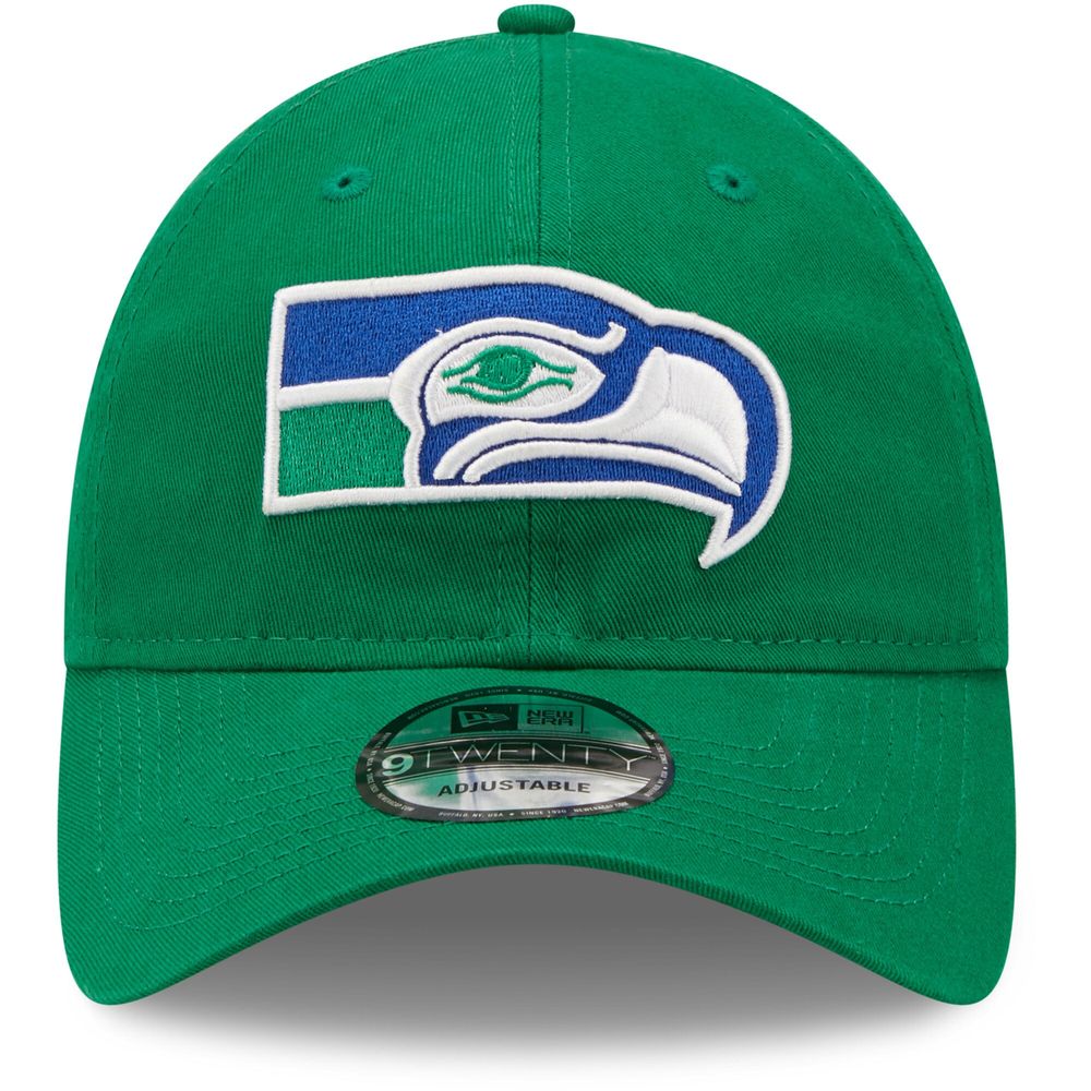 Men's Seattle Seahawks New Era White Logo Core Classic 9TWENTY