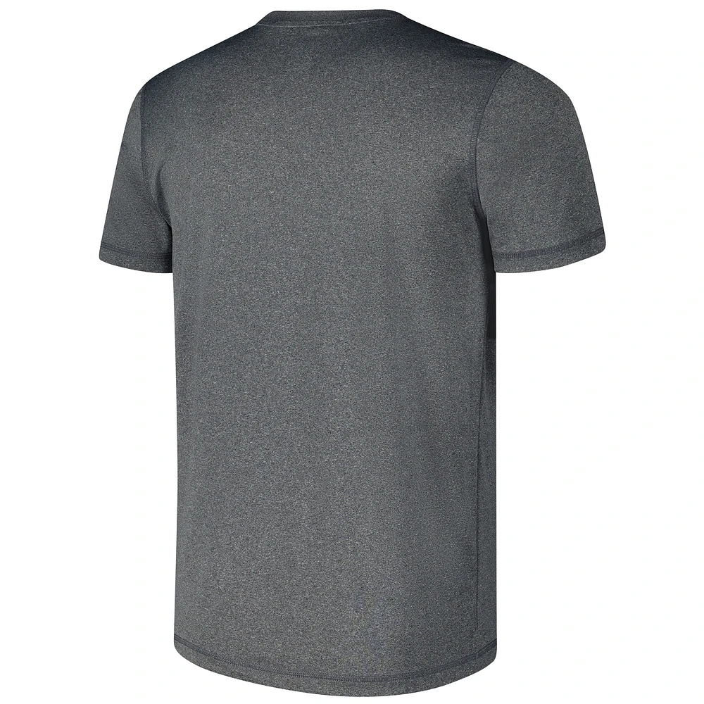 T-shirt du camp d'entraînement NFL 2024 des Seattle Seahawks de New Era pour homme, anthracite chiné