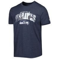 Men's New Era Heathered College Navy Seattle Seahawks Training Collection T-Shirt