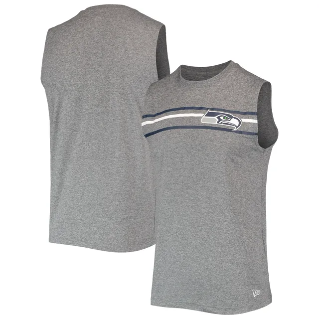 Men's Mitchell & Ness Royal/Green Seattle Seahawks Heritage Colorblock Tank Top Size: Extra Large