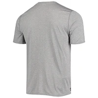Men's New Era Heathered Gray Seattle Seahawks Combine Authentic Game On T-Shirt