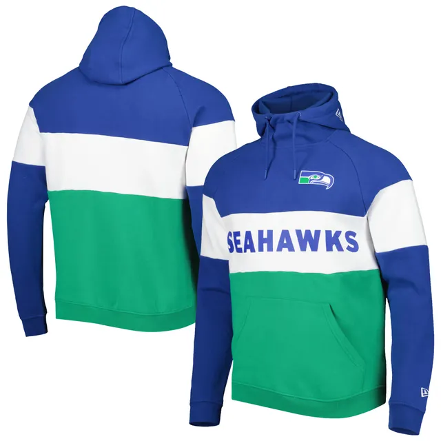 Seattle Seahawks Antigua Victory Pullover Hoodie - College Navy