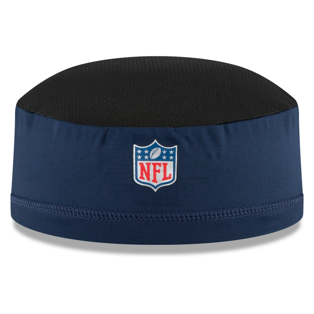 Casquette Skully d'entraînement Seattle Seahawks NFL New Era pour homme, bleu marine