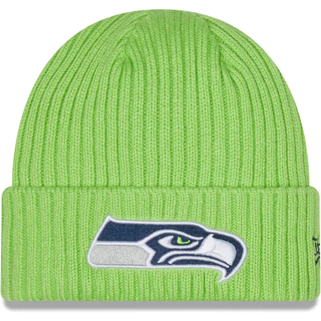 Women's New Era Neon Green Seattle Seahawks Core Classic 2.0 9TWENTY  Adjustable Hat