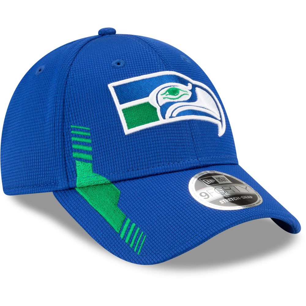 Seattle Seahawks NFL Sideline Home Blue 9FORTY Stretch Snap