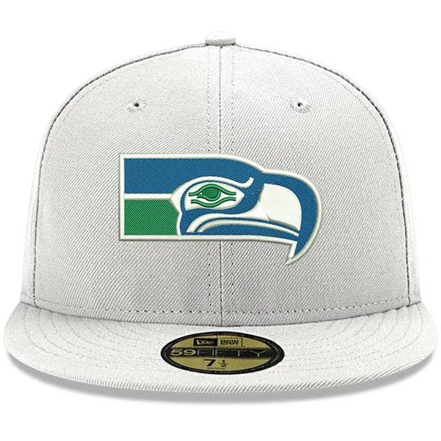 Men's New Era Green Seattle Seahawks Omaha Throwback Low Profile