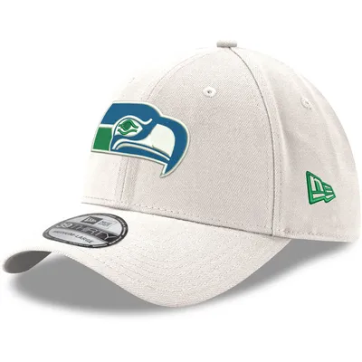 Men's New Era White Seattle Seahawks Omaha 59FIFTY Fitted Hat