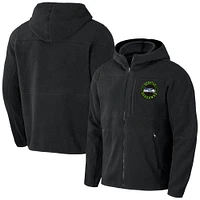 Men's NFL x Darius Rucker Collection by Fanatics  Black Seattle Seahawks Sherpa Full-Zip Hoodie